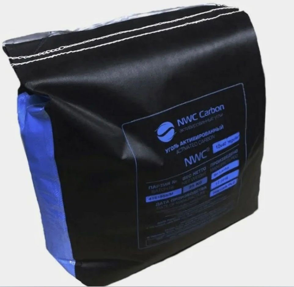 Активированный уголь на основе скорлупы кокосовых орехов NWC 12x40 Regular,  25кг (14 000 руб.)